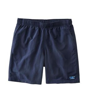 L.L. Bean Men's Classic Supplex Sport Shorts 8” Navy Size XL Elastic Waist